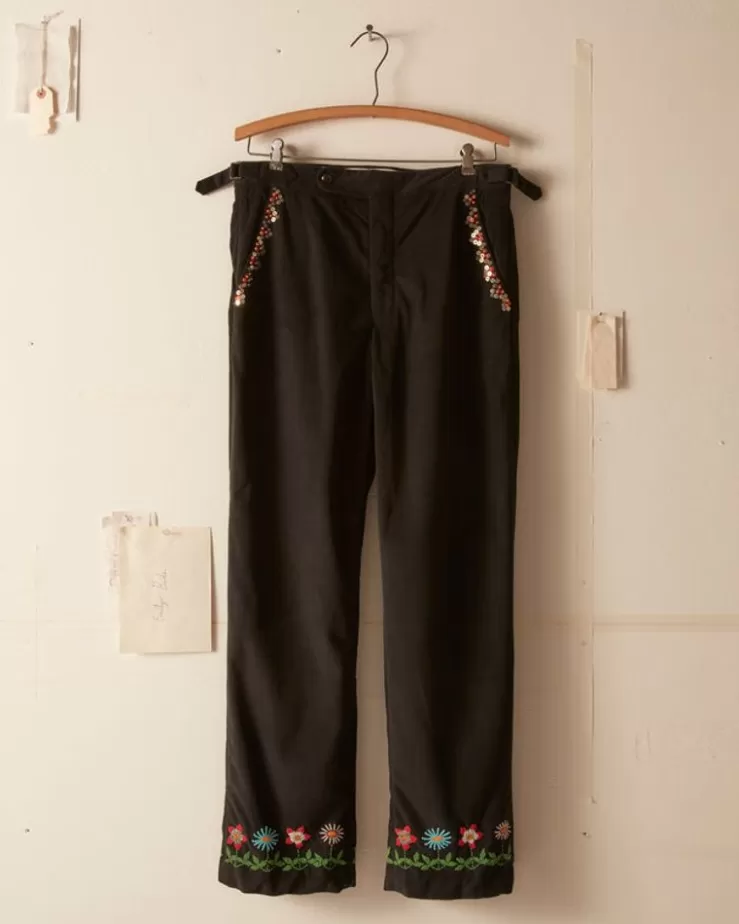 Flash Sale BODE Beaded Garden Vine Trousers