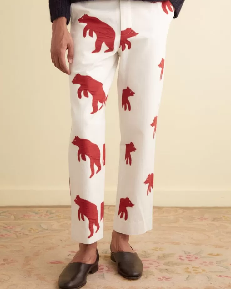 Hot BODE Bear Applique Trousers