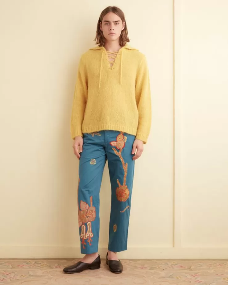 Outlet BODE Bell Flower Trousers