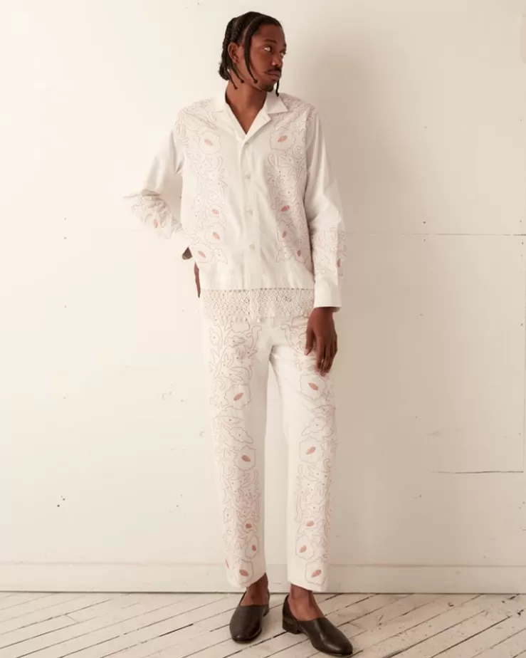 Flash Sale BODE Braided Couching Long Sleeve Shirt