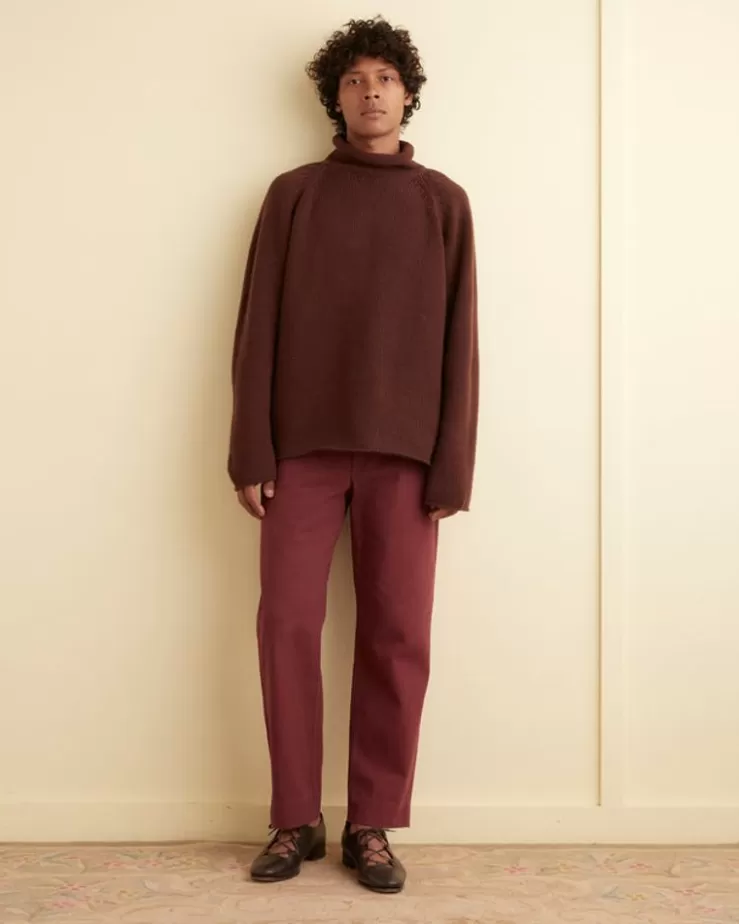 New BODE Cashmere Rollneck - Cinnabar