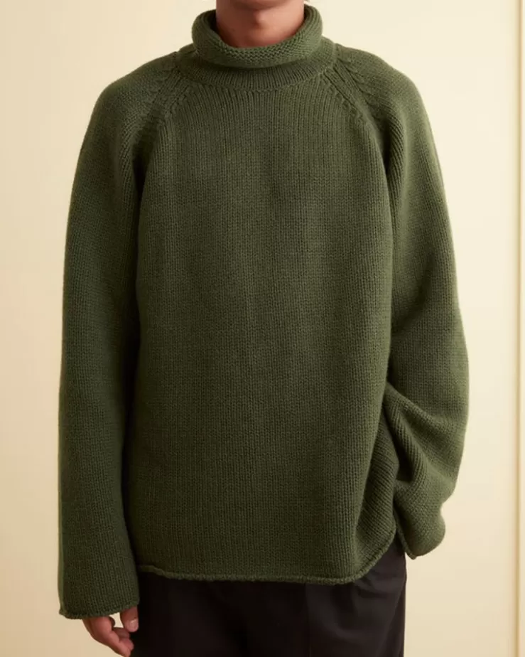 Sale BODE Cashmere Rollneck - Green