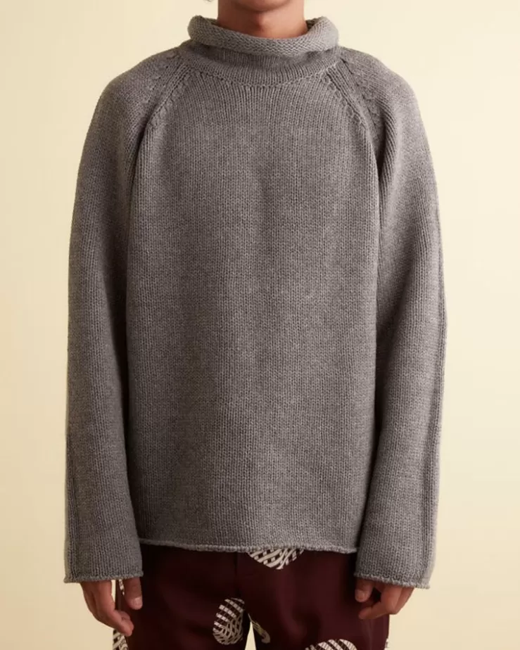 Fashion BODE Cashmere Rollneck - Grey