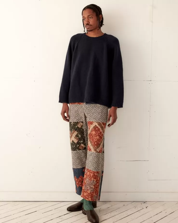 Fashion BODE Criss Cross Quilt Trousers