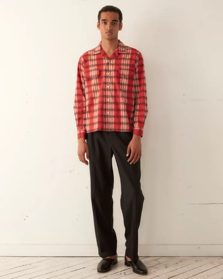 Outlet BODE Curran Stripe Long Sleeve Shirt
