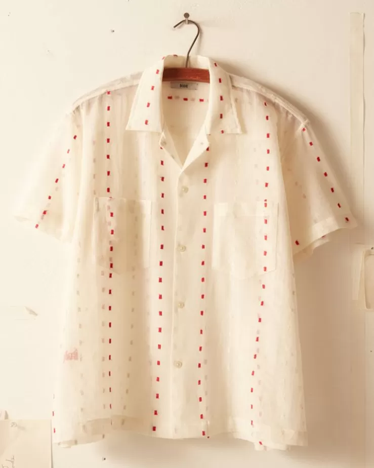 Hot BODE Duo Dot Mesh Short Sleeve Shirt