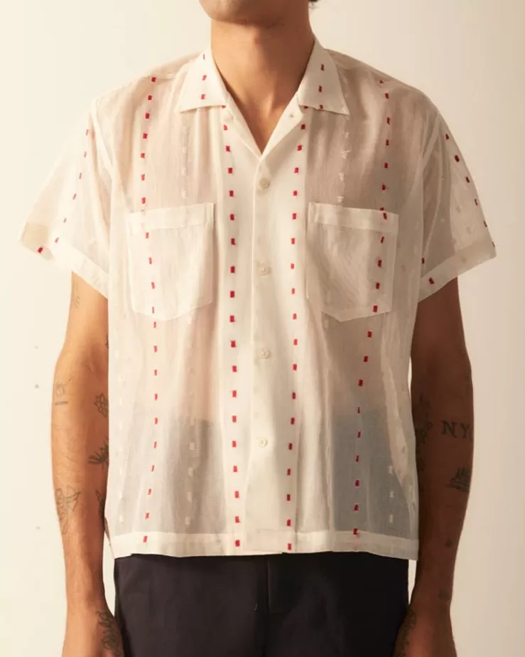 Hot BODE Duo Dot Mesh Short Sleeve Shirt