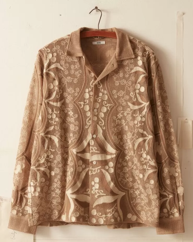 Flash Sale BODE Filet Filigree Long Sleeve Shirt