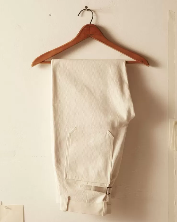 Online BODE Floral Cording Trousers - White
