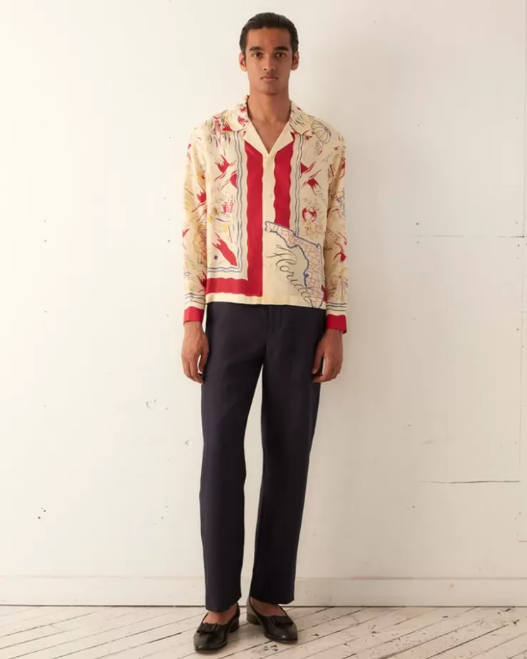 Discount BODE Florida Map Long Sleeve Shirt