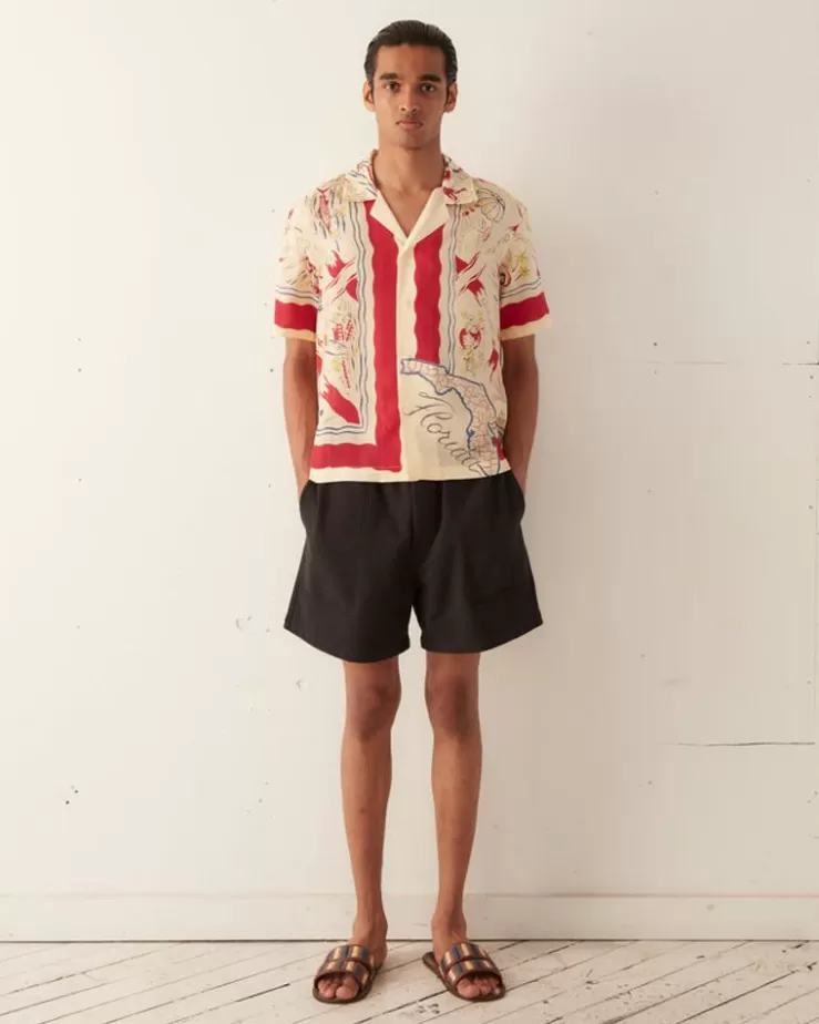 Hot BODE Florida Map Short Sleeve Shirt