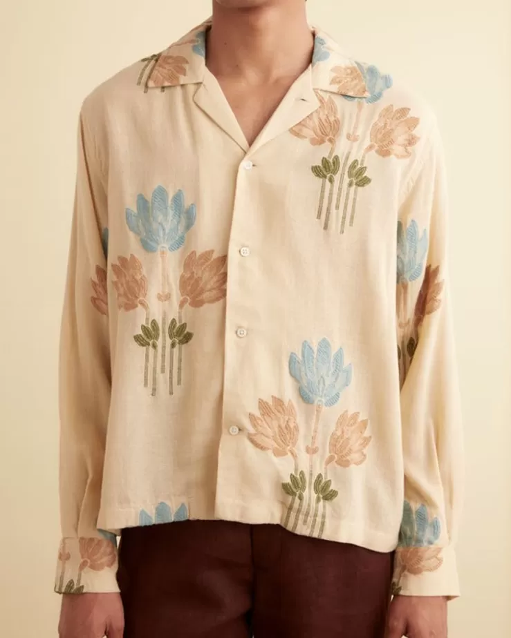 New BODE Full Bloom Long Sleeve Shirt Multi