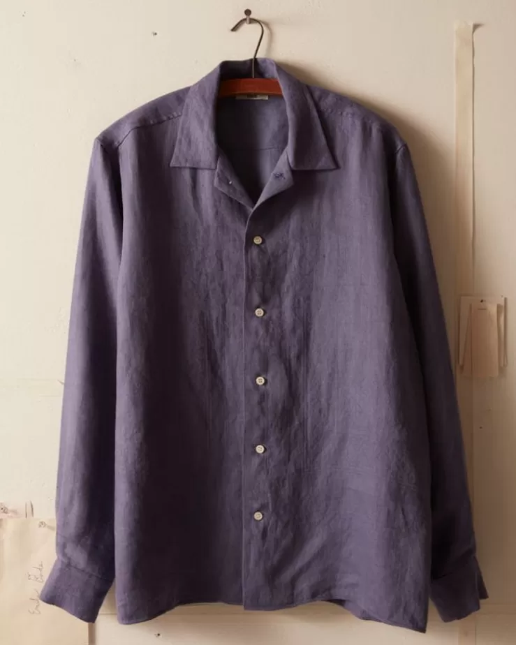 Fashion BODE One-Of-A-Kind Damask Long Sleeve Shirt