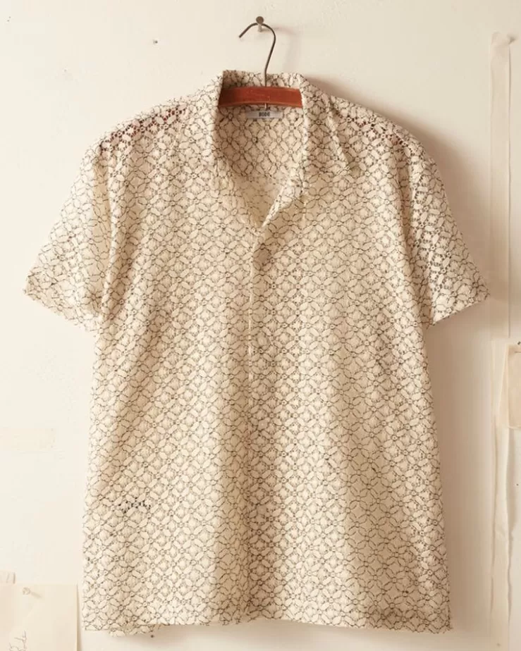 New BODE Petal Lace Short Sleeve Shirt