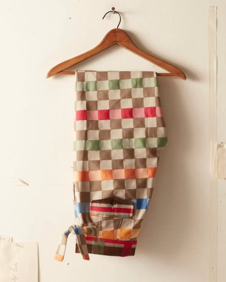 Cheap BODE Picnic Plaid Trousers