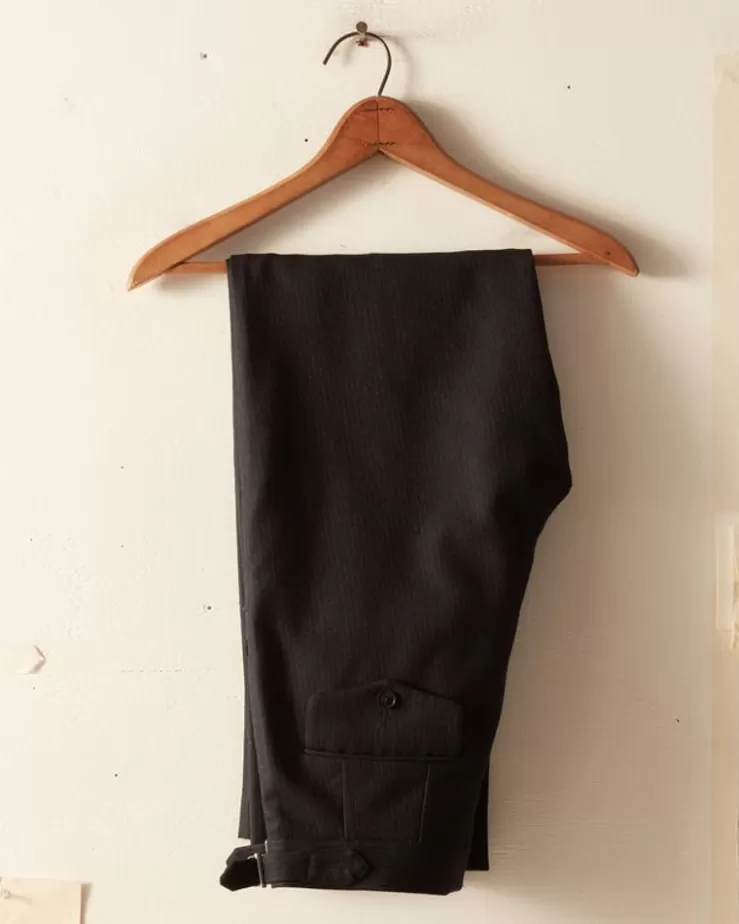 New BODE Pinstripe Navy Trousers - 28