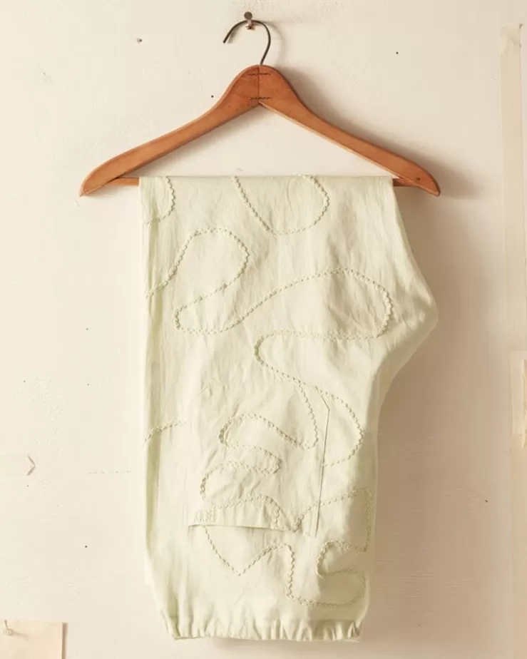 Sale BODE Rickrack Pajama Pants - Green