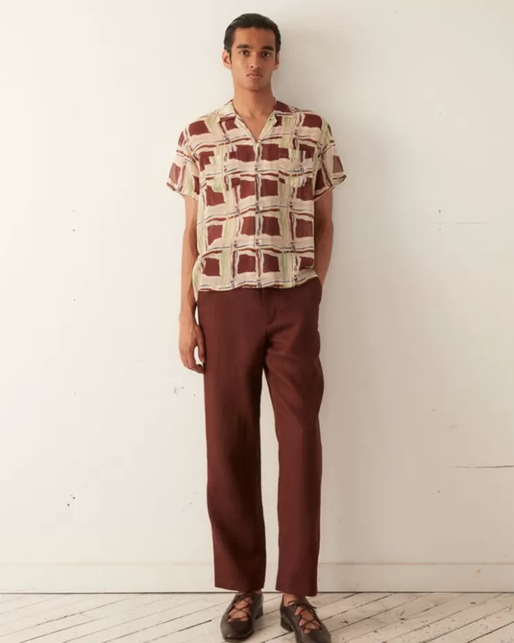 New BODE Ripple Plaid Short Sleeve Shirt