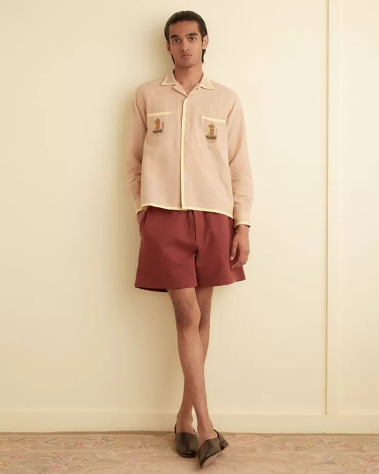 Flash Sale BODE Ship Applique Long Sleeve Shirt