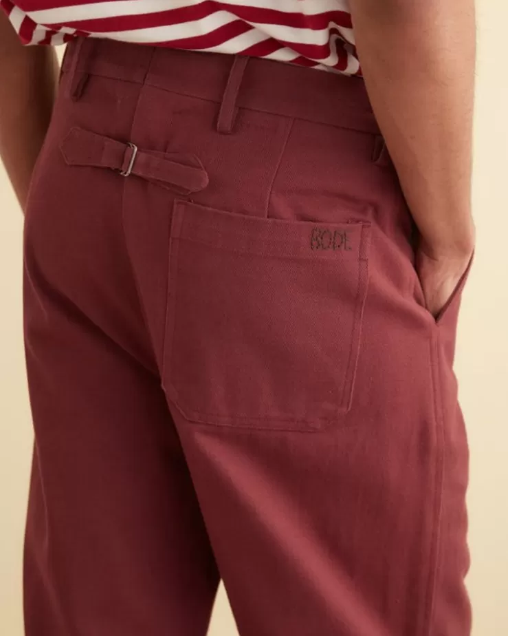 Clearance BODE Standard Trousers - Merlot