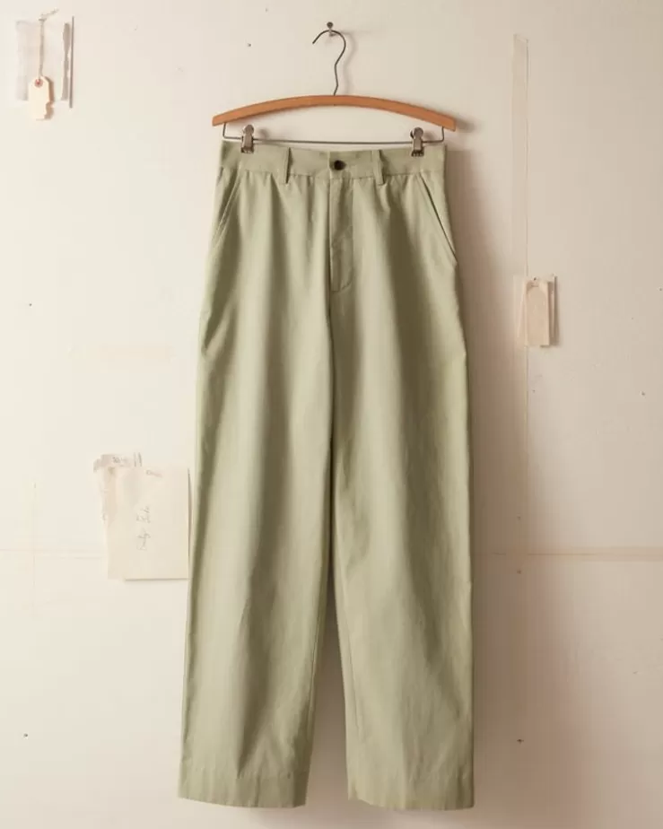 Shop BODE Standard Trousers - Mint