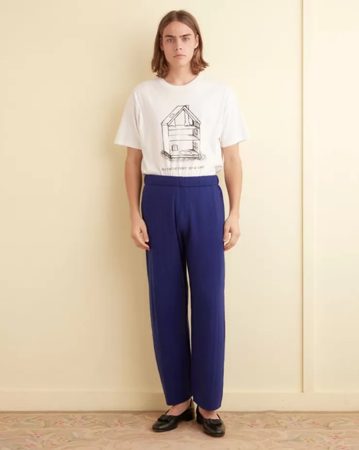 Hot BODE Standard Wool Joggers Blue