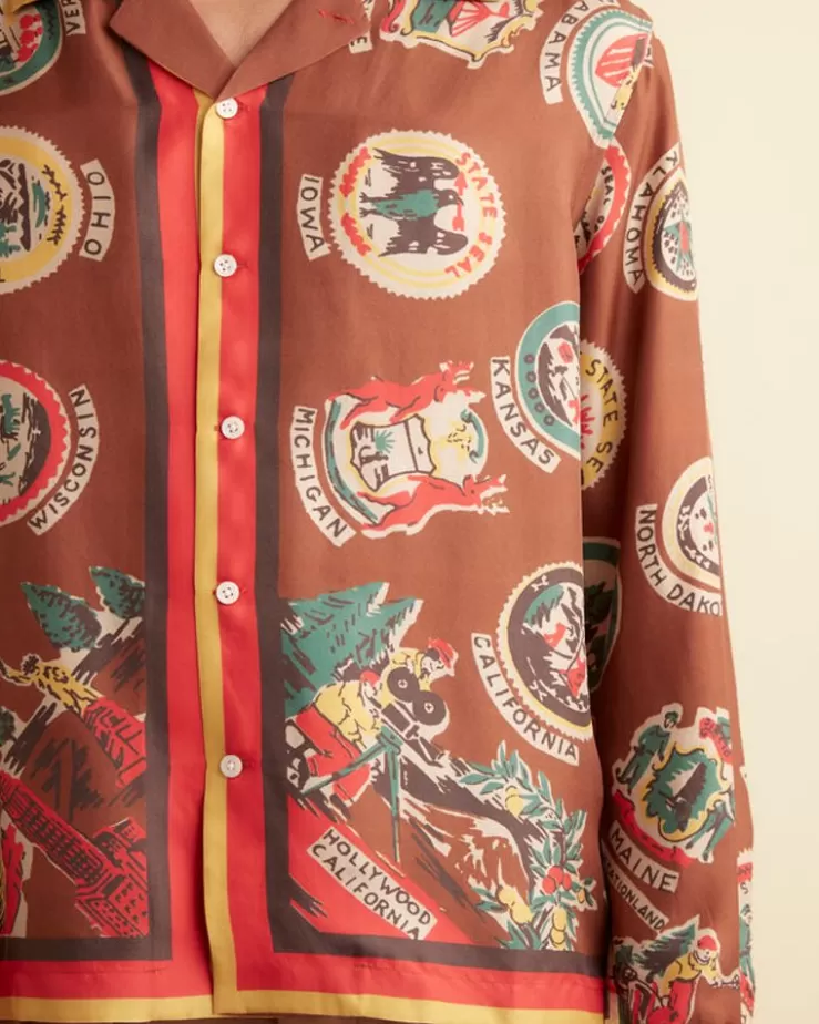 New BODE State Seal Long Sleeve Shirt Multi