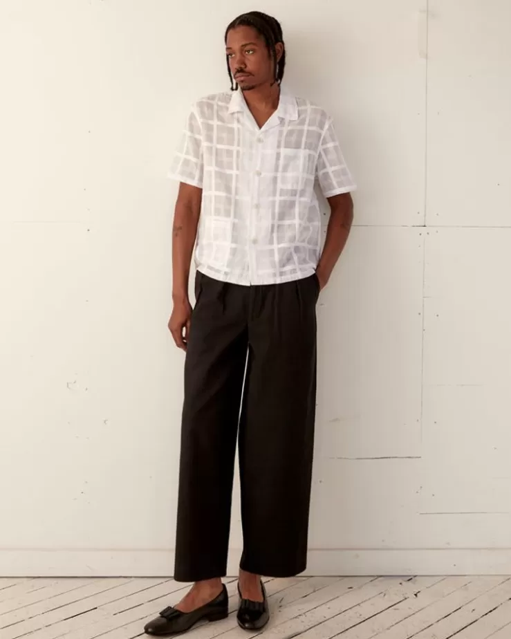 Hot BODE Tonal Plaid Short Sleeve Shirt