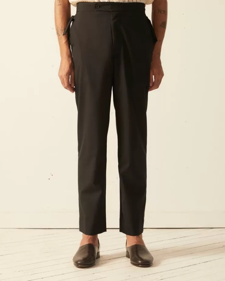 Hot BODE Tropical Wool Side Tie Trousers