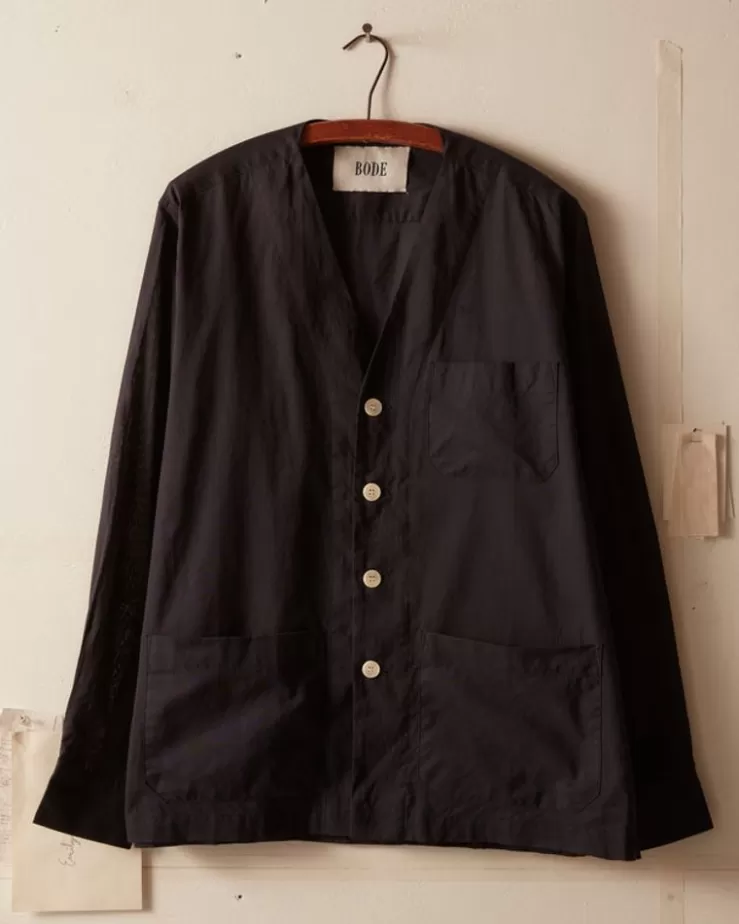 Fashion BODE Voile Roberto Shirt - Midnight